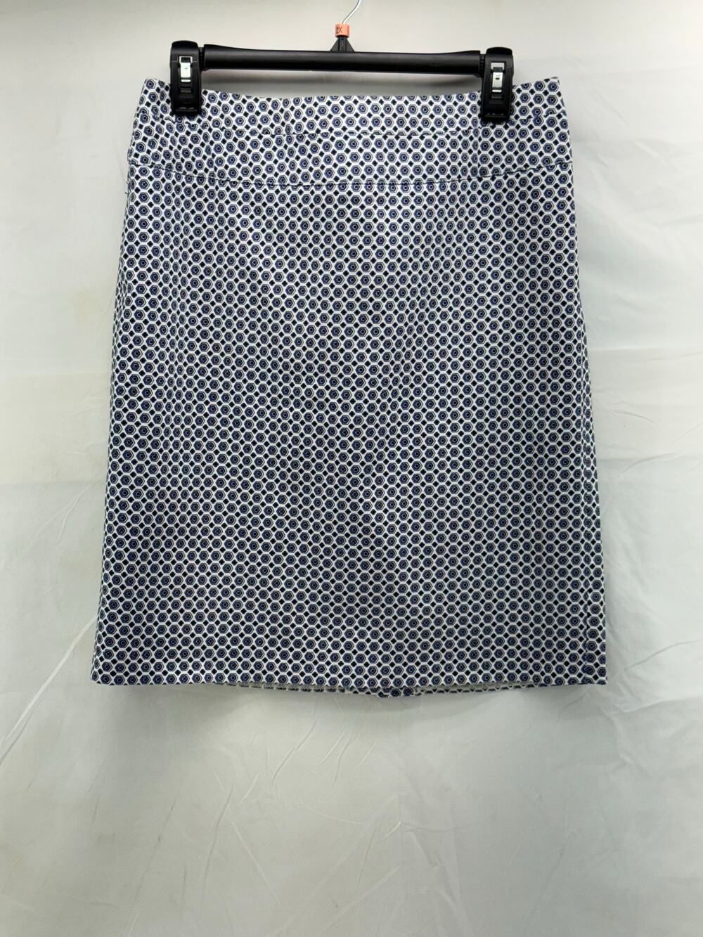 Donna Ricco women’s navy/white 8 skirt pencil